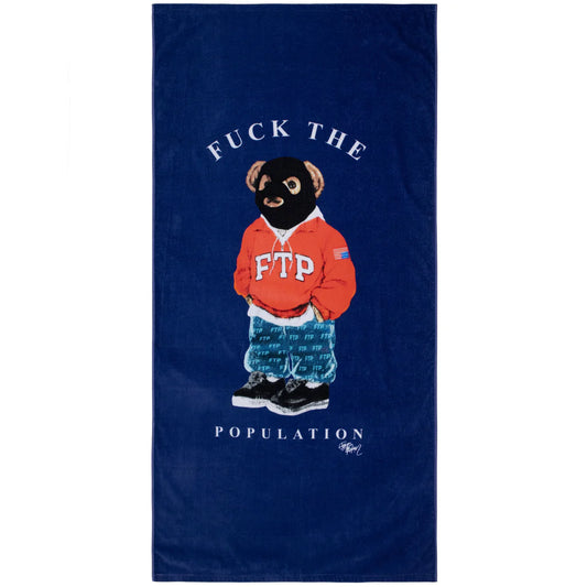 FTP Bear Towel (Navy)