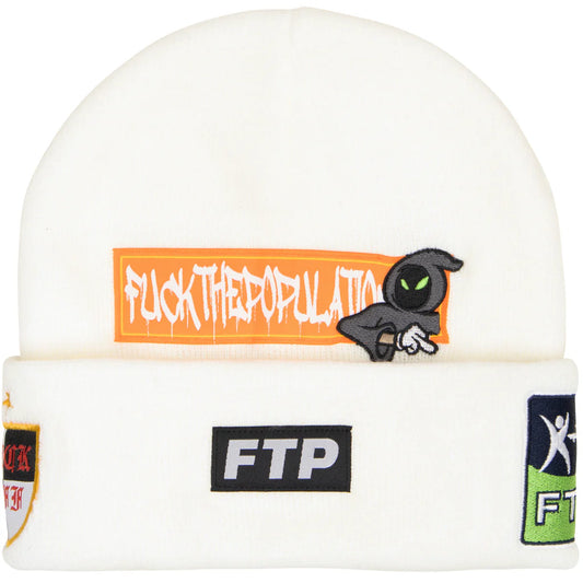 FTP Club Logo Beanie (White)