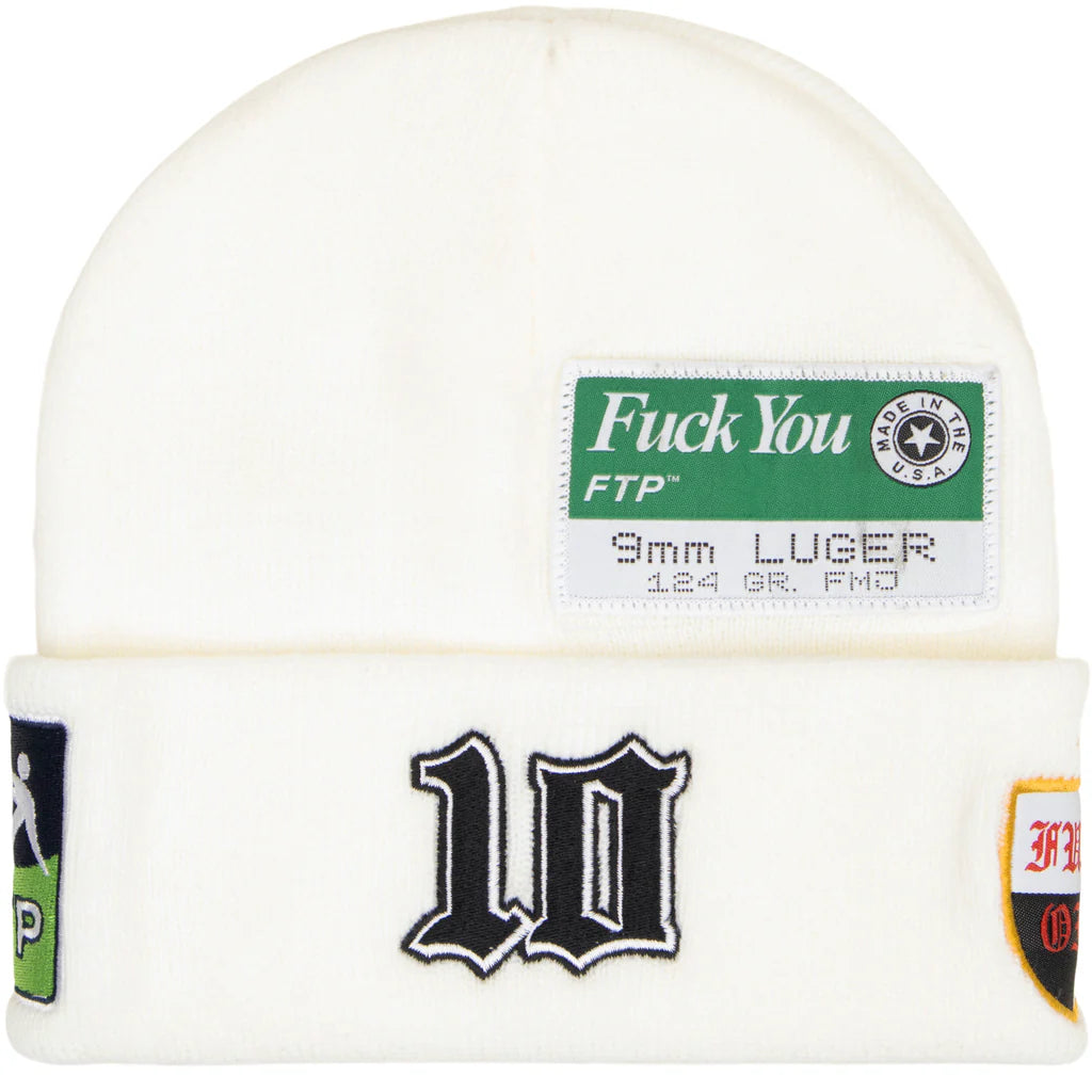 FTP Club Logo Beanie (White)