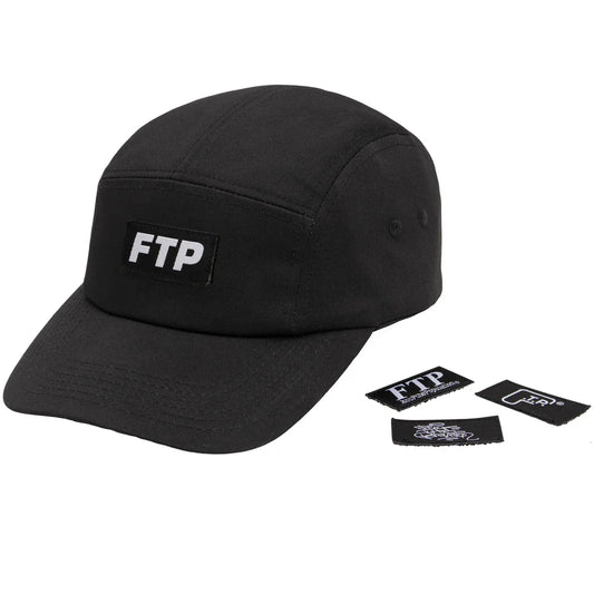 FTP Velcro Logo Camp Hat (Black)